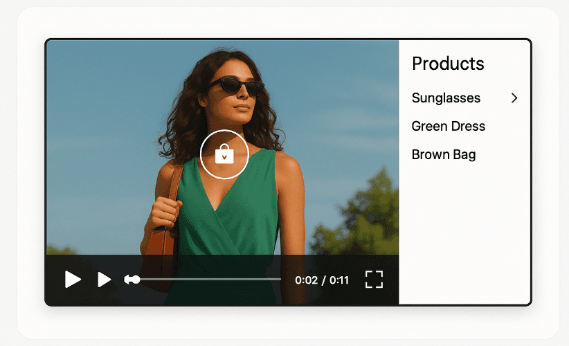 Shoppable Video Demo Preview
